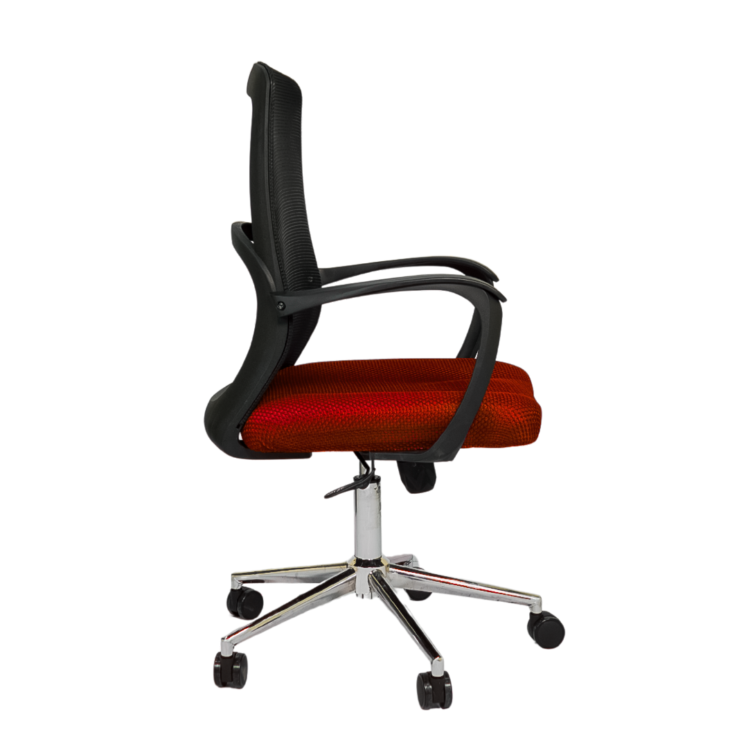 Hydraulic Chair (FT-J166-B) Red Mesh - best office chair in bangladesh, executive chair for office, childs table and chair set, Gaming Chair, Digital Safety Locker, Bar Stool, leather boss chair, Restaurant Chair, Large Antique Wall Mirror -Furnitex Limited