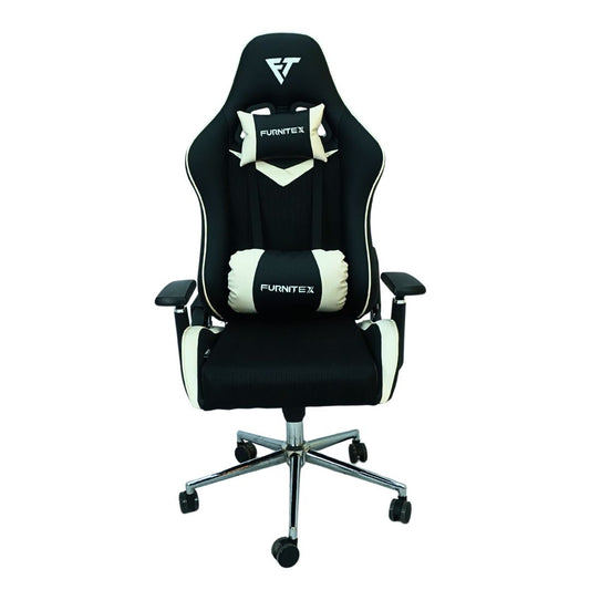 FURNITEX - Gaming Chair with 4D Armrest (FT-G2) White Mate