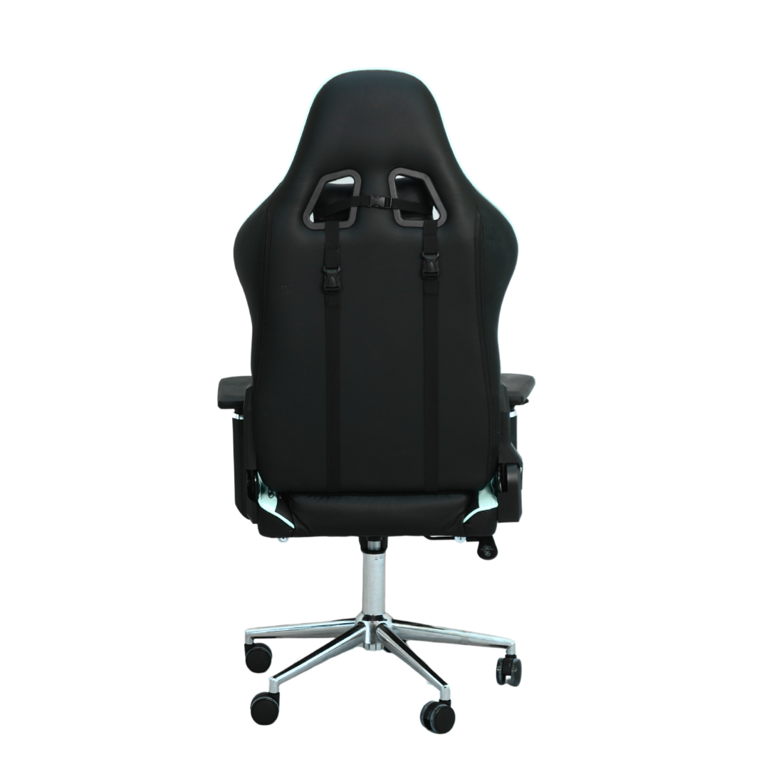 FURNITEX - Gaming Chair with 4D Armrest and Foot Rest (FT-G2 PRO )Glossy Off White - best office chair in bangladesh, executive chair for office, childs table and chair set, Gaming Chair, Digital Safety Locker, Bar Stool, leather boss chair, Restaurant Chair, Large Antique Wall Mirror -Furnitex Limited