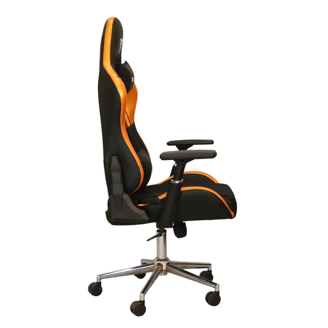 Gaming Chair Megamind with 4D Armrest (FT-G1)Glossy Blue - best office chair in bangladesh, executive chair for office, childs table and chair set, Gaming Chair, Digital Safety Locker, Bar Stool, leather boss chair, Restaurant Chair, Large Antique Wall Mirror -Furnitex Limited