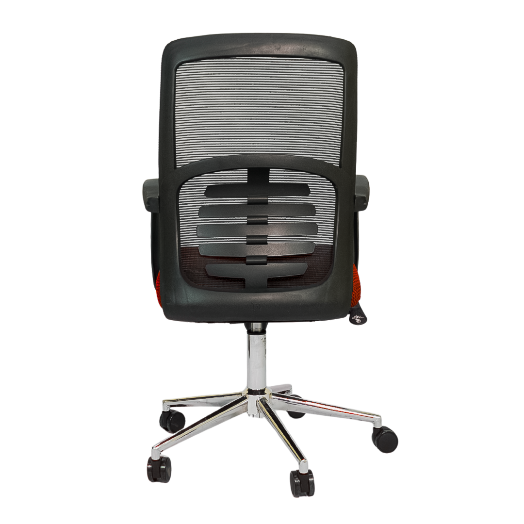 Hydraulic Chair (FT-J166-B) Red Mesh - best office chair in bangladesh, executive chair for office, childs table and chair set, Gaming Chair, Digital Safety Locker, Bar Stool, leather boss chair, Restaurant Chair, Large Antique Wall Mirror -Furnitex Limited
