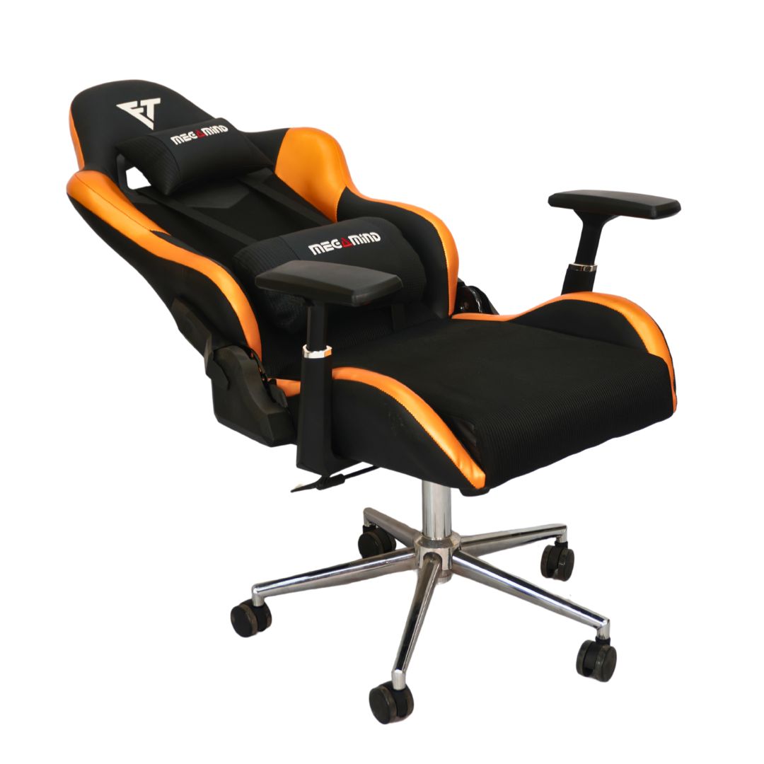 Gaming Chair Megamind with 4D Armrest (FT-G1)Glossy Blue - best office chair in bangladesh, executive chair for office, childs table and chair set, Gaming Chair, Digital Safety Locker, Bar Stool, leather boss chair, Restaurant Chair, Large Antique Wall Mirror -Furnitex Limited