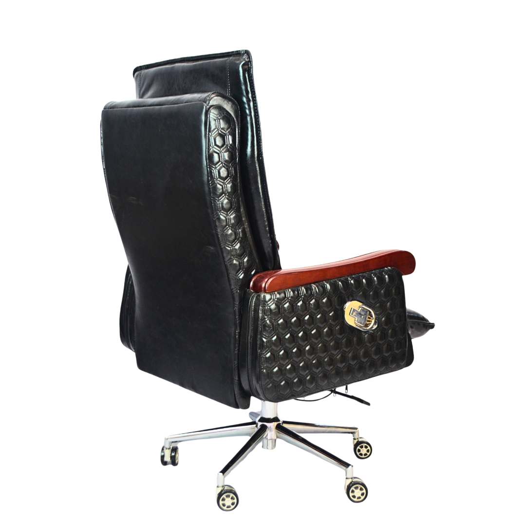 Comfortable Luxury Boss Chair (FT-HB102) Black Furnitex Limited