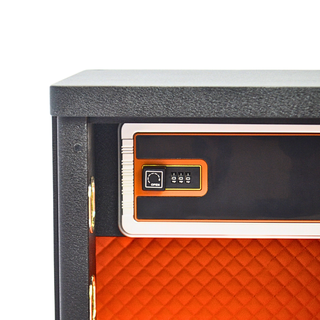 ELAF FINGERPRINT SAFETY LOCKER (FT-F450) Black Furnitex Limited