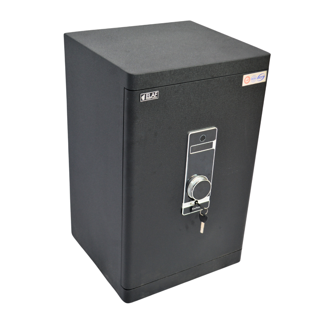 ELAF FINGERPRINT SAFETY LOCKER (FT-F700) Black - best office chair in bangladesh, executive chair for office, childs table and chair set, Gaming Chair, Digital Safety Locker, Bar Stool, leather boss chair, Restaurant Chair, Large Antique Wall Mirror -Furnitex Limited
