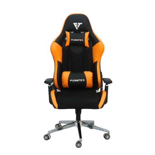 FURNITEX - Gaming Chair with 4D Armrest (FT-G1) Orange Mate - best office chair in bangladesh, executive chair for office, childs table and chair set, Gaming Chair, Digital Safety Locker, Bar Stool, leather boss chair, Restaurant Chair, Large Antique Wall Mirror -Furnitex Limited