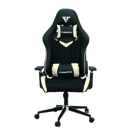 FURNITEX - Gaming Chair with 4D Armrest (FT-G2)Glossy Off White - best office chair in bangladesh, executive chair for office, childs table and chair set, Gaming Chair, Digital Safety Locker, Bar Stool, leather boss chair, Restaurant Chair, Large Antique Wall Mirror -Furnitex Limited