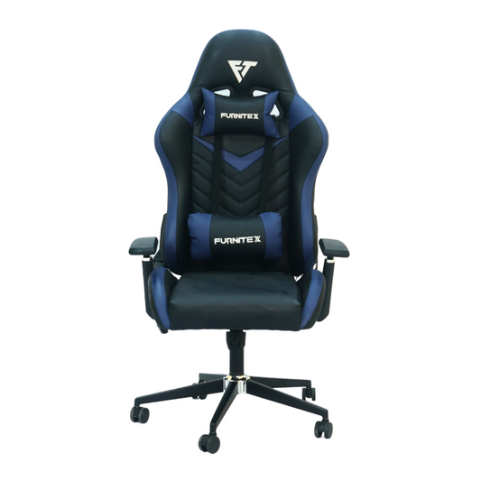 FURNITEX - Gaming Chair with 4D Armrest (FT-G3) Blue - best office chair in bangladesh, executive chair for office, childs table and chair set, Gaming Chair, Digital Safety Locker, Bar Stool, leather boss chair, Restaurant Chair, Large Antique Wall Mirror -Furnitex Limited