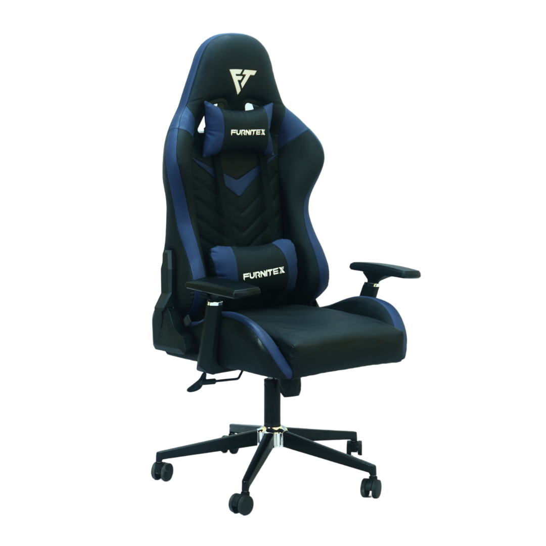 FURNITEX Gaming Chair with 4D Armrest (FT-G3) Blue