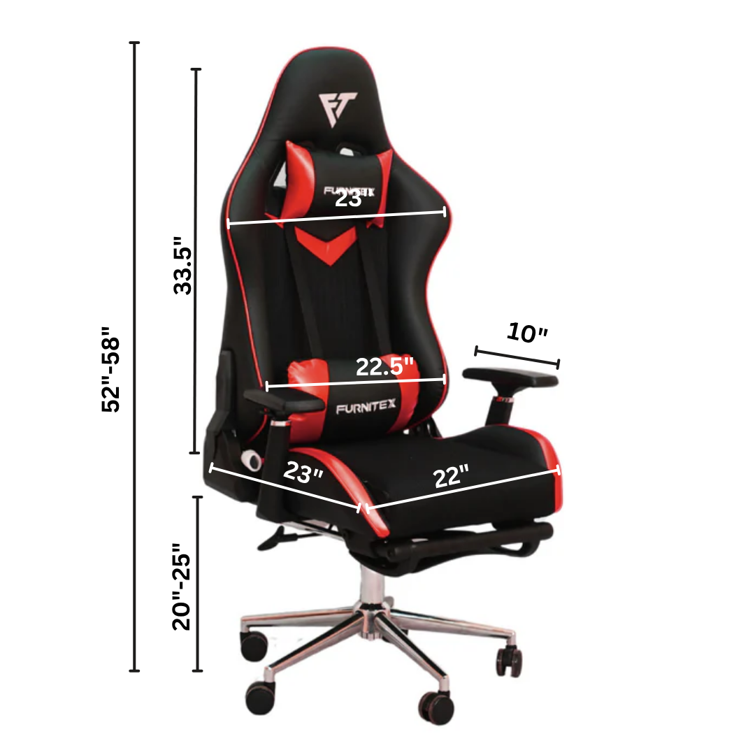 Gaming Chair Megamind with 4D Armrest (FT-G2 PRO ) Red