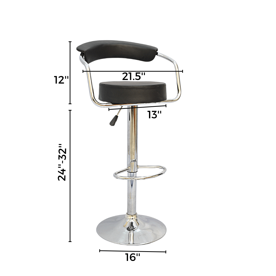 BAR STOOL (FT-BS319) Black Furnitex Limited