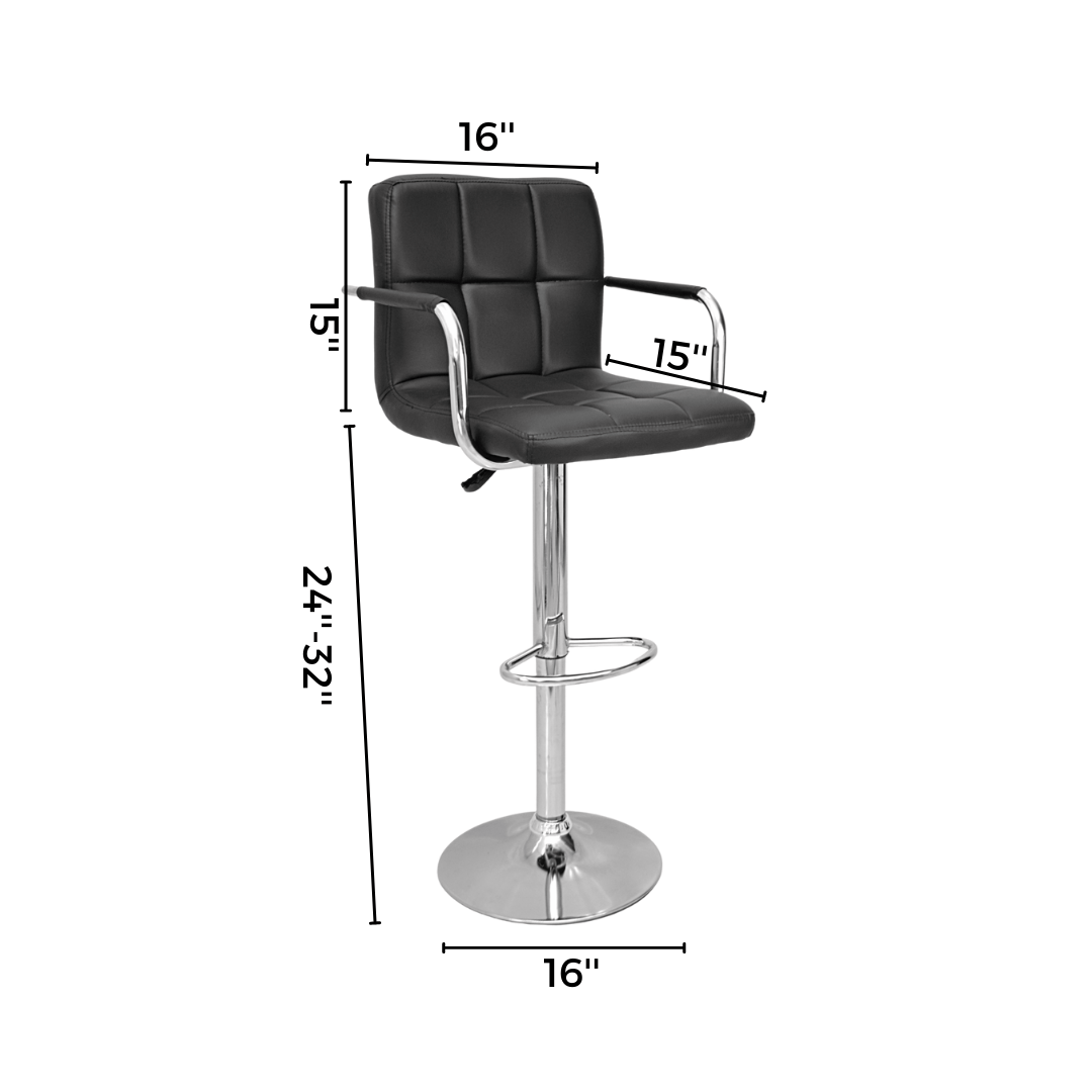 Bar stool (FT-B303A-1) Black Furnitex Limited