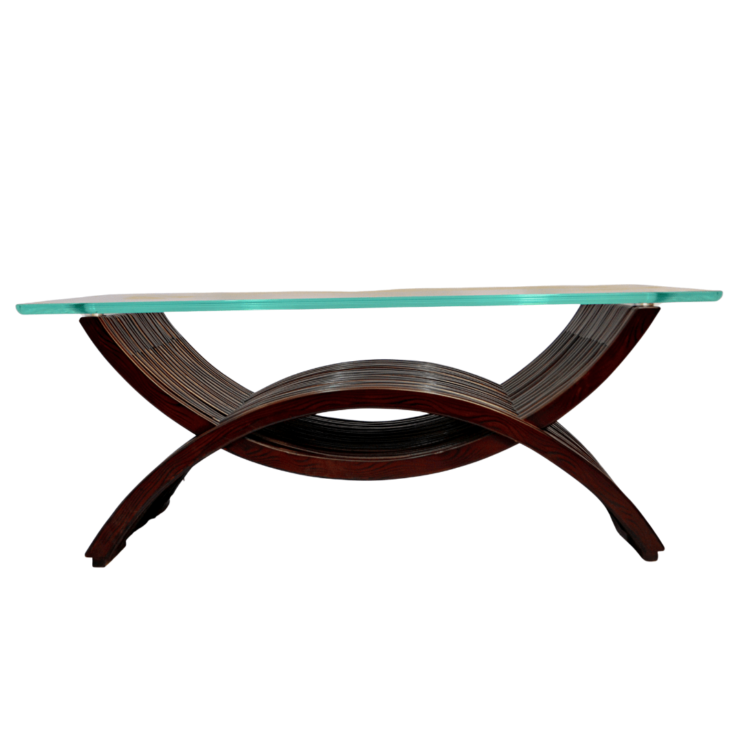 Dual Quarter Moon Shape Center Table (FT-CT01) Furnitex Limited