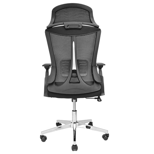 Executive Office Chair (FT-HJ053A) Black - best office chair in bangladesh,  executive chair for office, childs table and chair set, Gaming Chair, Digital Safety Locker, Bar Stool, leather boss chair, Restaurant Chair, Large Antique Wall Mirror -Furnitex Limited