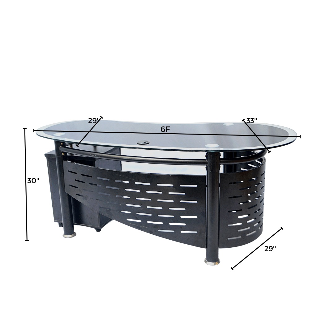 Imported Hight Quality Executive Glass Office Table Furnitex Limited