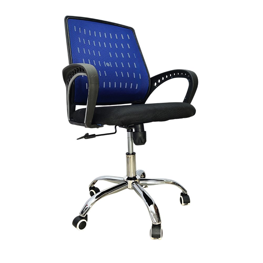 Office Chair Commercial Furniture Mesh (FT-H898) Blue - best office chair in bangladesh, executive chair for office, childs table and chair set, Gaming Chair, Digital Safety Locker, Bar Stool, leather boss chair, Restaurant Chair, Large Antique Wall Mirror -Furnitex Limited