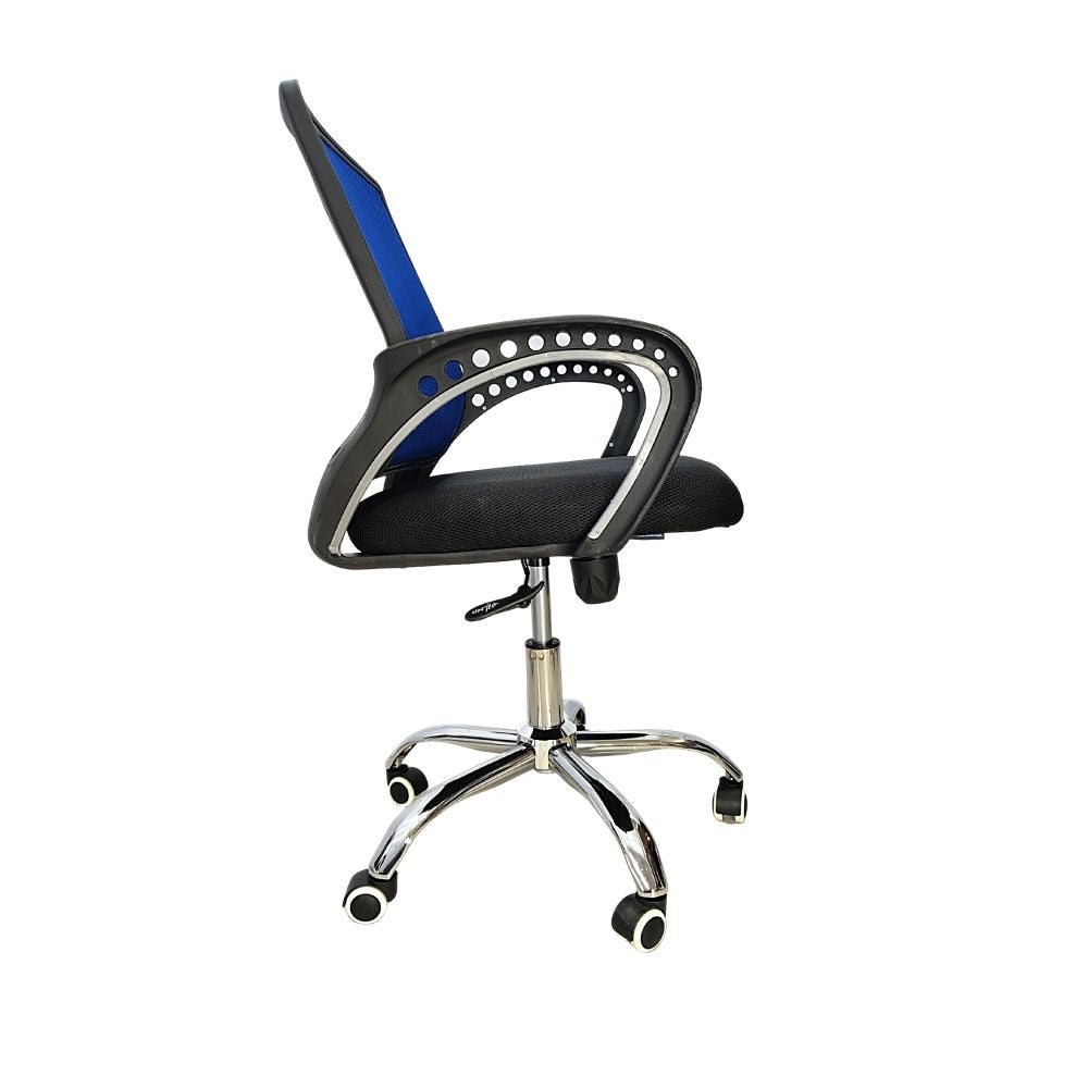 Office Chair Commercial Furniture Mesh (FT-H898) Blue - best office chair in bangladesh, executive chair for office, childs table and chair set, Gaming Chair, Digital Safety Locker, Bar Stool, leather boss chair, Restaurant Chair, Large Antique Wall Mirror -Furnitex Limited