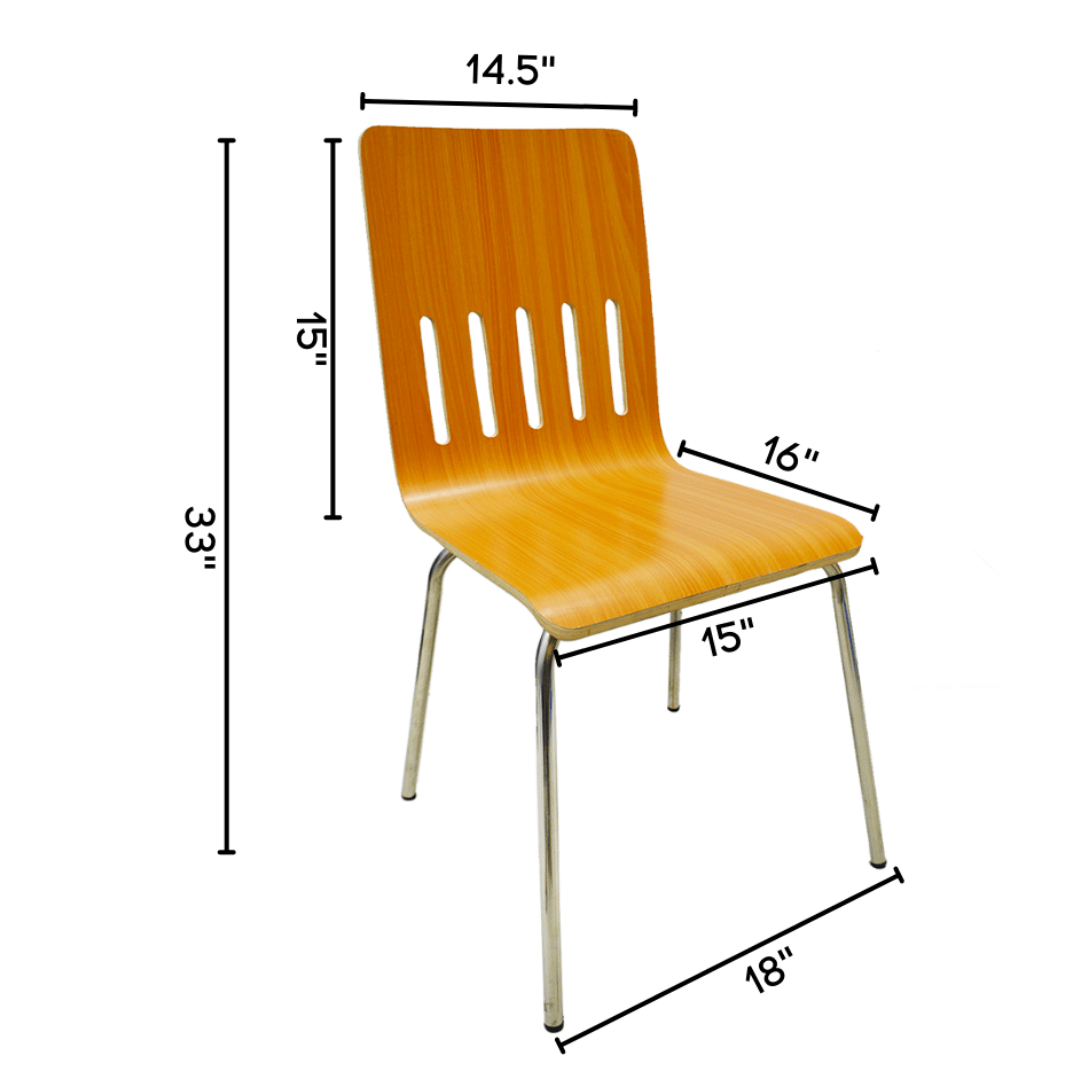 Restaurant Chair (FT-H19) Brown.