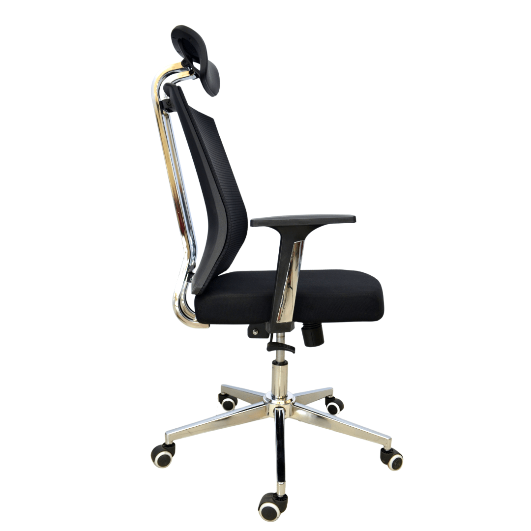 Revolving Office Chair (FT-HJ098) - best office chair in bangladesh, executive chair for office, childs table and chair set, Gaming Chair, Digital Safety Locker, Bar Stool, leather boss chair, Restaurant Chair, Large Antique Wall Mirror -Furnitex Limited