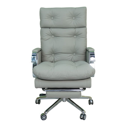 Comfortable Luxury Boss Chair (FT-HM09) Pro Gray - best office chair in bangladesh,  executive chair for office, childs table and chair set, Gaming Chair, Digital Safety Locker, Bar Stool, leather boss chair, Restaurant Chair, Large Antique Wall Mirror -Furnitex Limited