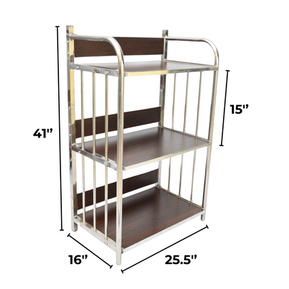 3-Layer Oven Rack Trolley (FT-OT002) – Durable & Space-Saving Kitchen Solution (FT-OT002) - best office chair in bangladesh,  executive chair for office, childs table and chair set, Gaming Chair, Digital Safety Locker, Bar Stool, leather boss chair, Restaurant Chair, Large Antique Wall Mirror -Furnitex Limited