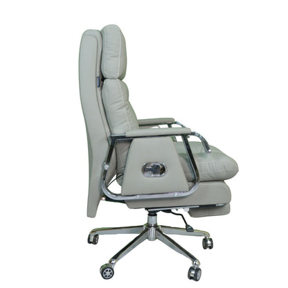 Comfortable Luxury Boss Chair (FT-HM09) Pro Gray - best office chair in bangladesh,  executive chair for office, childs table and chair set, Gaming Chair, Digital Safety Locker, Bar Stool, leather boss chair, Restaurant Chair, Large Antique Wall Mirror -Furnitex Limited