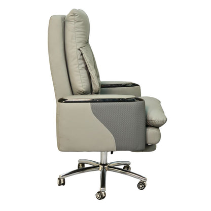 Executive Luxury Boss Chair with Footrest (FT-H0628) Gray