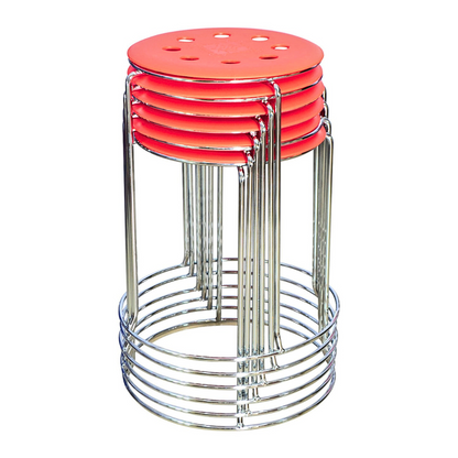 6 Combo Ring Stool (FT- S01) Orange - best office chair in bangladesh,  executive chair for office, childs table and chair set, Gaming Chair, Digital Safety Locker, Bar Stool, leather boss chair, Restaurant Chair, Large Antique Wall Mirror -Furnitex Limited