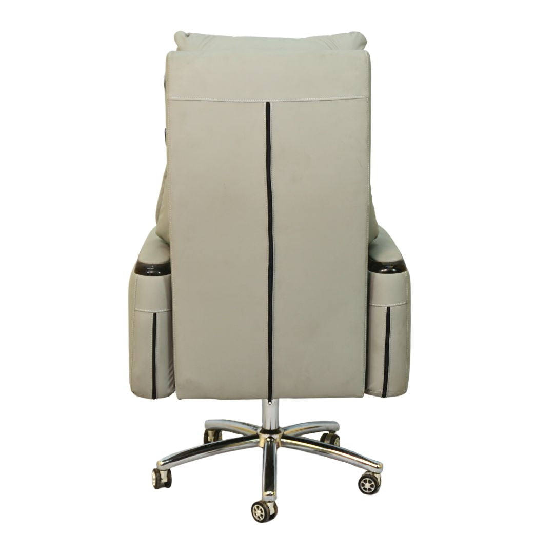 Executive Luxury Boss Chair with Footrest (FT-H0628) Gray