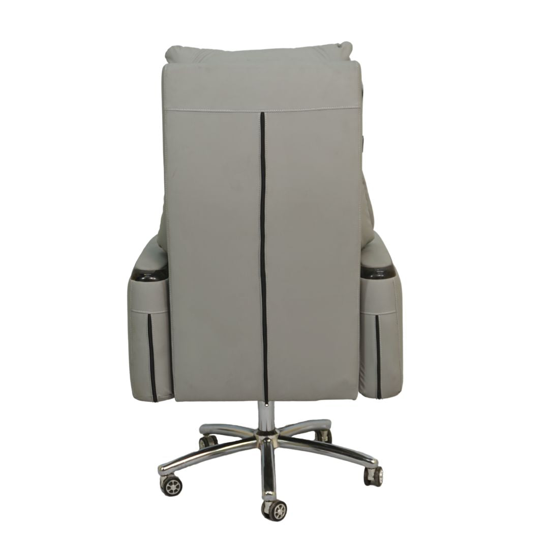 Executive Luxury Boss Chair with Footrest (FT-H0628) Gray