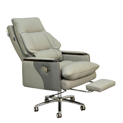 Executive Luxury Boss Chair with Footrest (FT-H0628) Gray