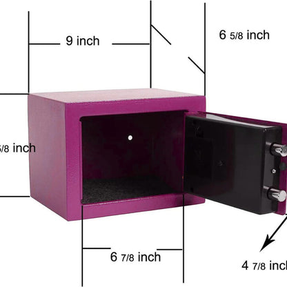 ELAF Small Safety Box with Electronic Keypad (FT-L17ET) Pink - best office chair in bangladesh,  executive chair for office, childs table and chair set, Gaming Chair, Digital Safety Locker, Bar Stool, leather boss chair, Restaurant Chair, Large Antique Wall Mirror -Furnitex Limited