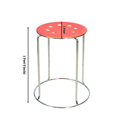 8 Combo Ring Stool (FT- S03) Orange - best office chair in bangladesh,  executive chair for office, childs table and chair set, Gaming Chair, Digital Safety Locker, Bar Stool, leather boss chair, Restaurant Chair, Large Antique Wall Mirror -Furnitex Limited