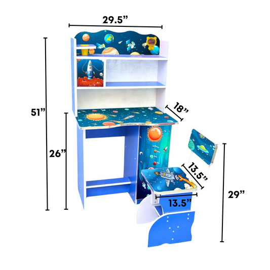 Adjustable Baby Reading Table And Chair With Storage Cabinet (FT-BRT004) - best office chair in bangladesh,  executive chair for office, childs table and chair set, Gaming Chair, Digital Safety Locker, Bar Stool, leather boss chair, Restaurant Chair, Large Antique Wall Mirror -Furnitex Limited