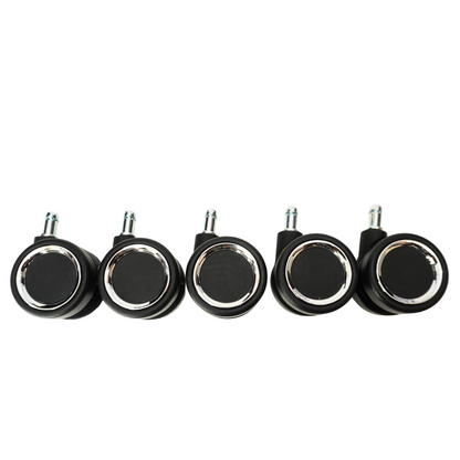 Caster Wheels for High Lever Office Chair 60mm PU Soft Noise Free x5 - best office chair in bangladesh,  executive chair for office, childs table and chair set, Gaming Chair, Digital Safety Locker, Bar Stool, leather boss chair, Restaurant Chair, Large Antique Wall Mirror -Furnitex Limited