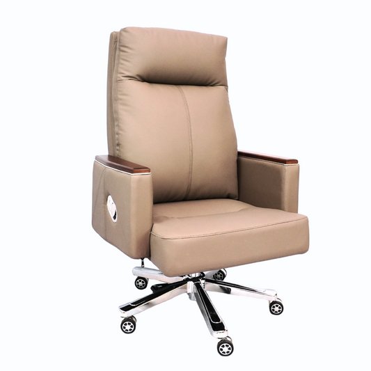 Comfortable Luxury Boss Chair (FT-H808) Cream Furnitex Limited