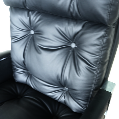 Comfortable Luxury Boss Chair (FT-HM09) Black - best office chair in bangladesh,  executive chair for office, childs table and chair set, Gaming Chair, Digital Safety Locker, Bar Stool, leather boss chair, Restaurant Chair, Large Antique Wall Mirror -Furnitex Limited