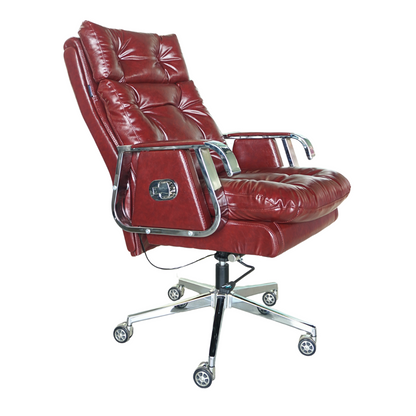 Comfortable Luxury Boss Chair (FT-HM09) Chocolate - best office chair in bangladesh,  executive chair for office, childs table and chair set, Gaming Chair, Digital Safety Locker, Bar Stool, leather boss chair, Restaurant Chair, Large Antique Wall Mirror -Furnitex Limited