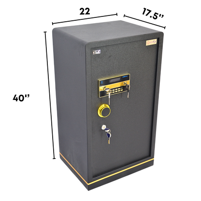 ELAF DIGITAL SAFETY LOCKER (FT-L1000) Black - best office chair in bangladesh,  executive chair for office, childs table and chair set, Gaming Chair, Digital Safety Locker, Bar Stool, leather boss chair, Restaurant Chair, Large Antique Wall Mirror -Furnitex Limited