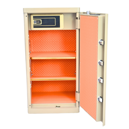ELAF FINGERPRINT SAFETY LOCKER (FT-F1000) White - best office chair in bangladesh,  executive chair for office, childs table and chair set, Gaming Chair, Digital Safety Locker, Bar Stool, leather boss chair, Restaurant Chair, Large Antique Wall Mirror -Furnitex Limited