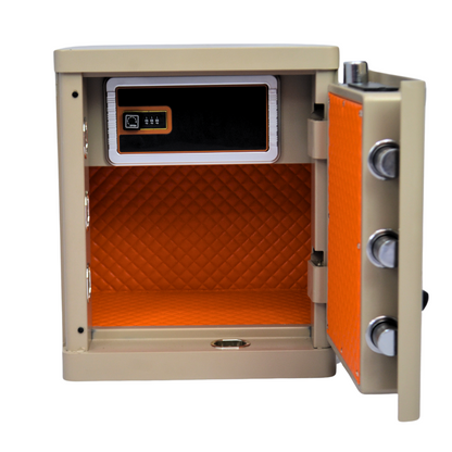 ELAF FINGERPRINT SAFETY LOCKER (FT-F450) White - best office chair in bangladesh,  executive chair for office, childs table and chair set, Gaming Chair, Digital Safety Locker, Bar Stool, leather boss chair, Restaurant Chair, Large Antique Wall Mirror -Furnitex Limited