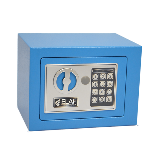 ELAF Small Safety Box with Electronic Keypad (FT-L17ET) Blue Furnitex Limited