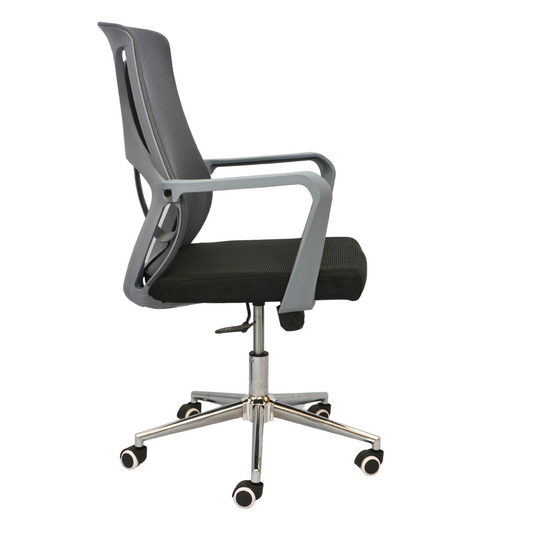 Multiple Uses Hydraulic Chair (FT-J161B) Gray - best office chair in bangladesh,  executive chair for office, childs table and chair set, Gaming Chair, Digital Safety Locker, Bar Stool, leather boss chair, Restaurant Chair, Large Antique Wall Mirror -Furnitex Limited