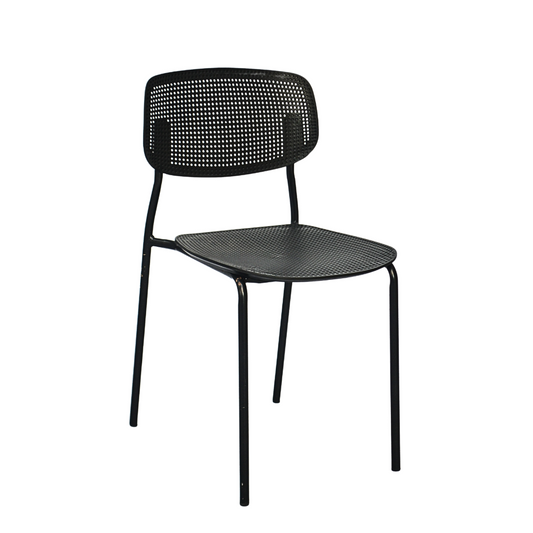 Plastic Ace Restaurant Chair (FT-PCC01) Black Furnitex Limited