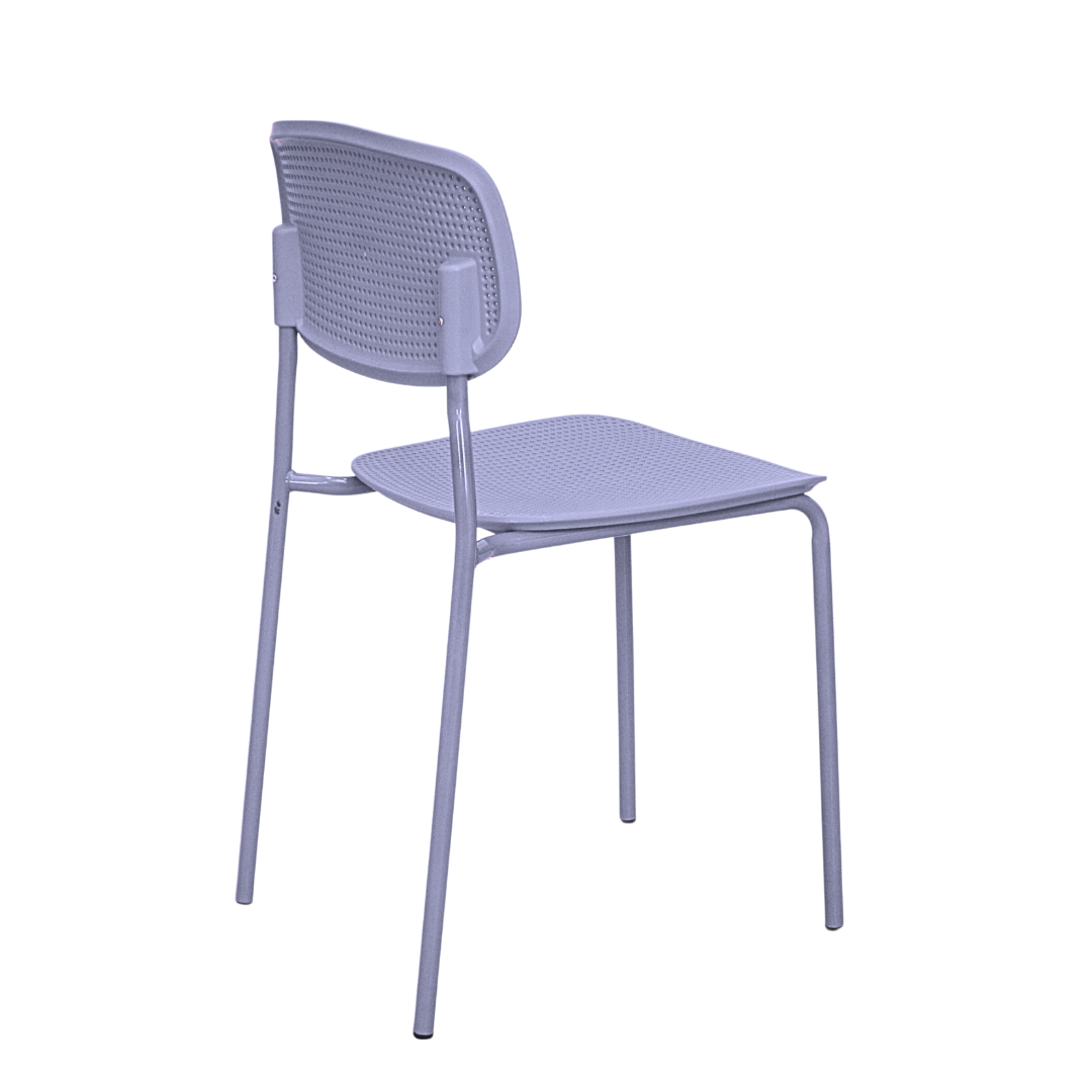 Plastic Ace Restaurant Chair (FT-PCC04) Gray Furnitex Limited