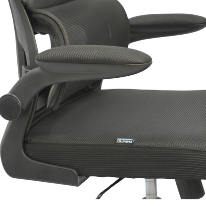 Revolving Office Chair (FT-H2404) Black - best office chair in bangladesh,  executive chair for office, childs table and chair set, Gaming Chair, Digital Safety Locker, Bar Stool, leather boss chair, Restaurant Chair, Large Antique Wall Mirror -Furnitex Limited