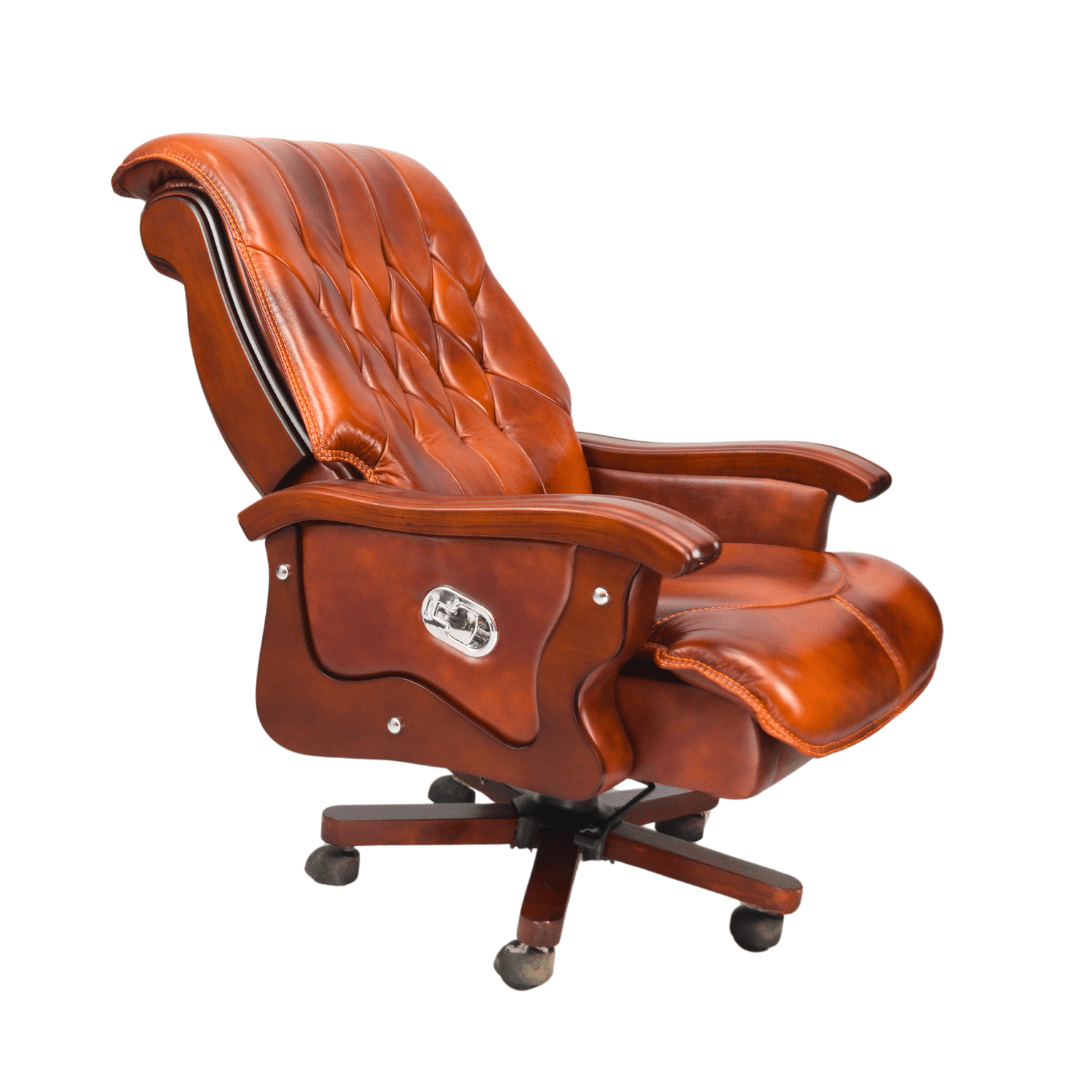 Royal Cowhide Leather Boss Chair (FT-H8052)