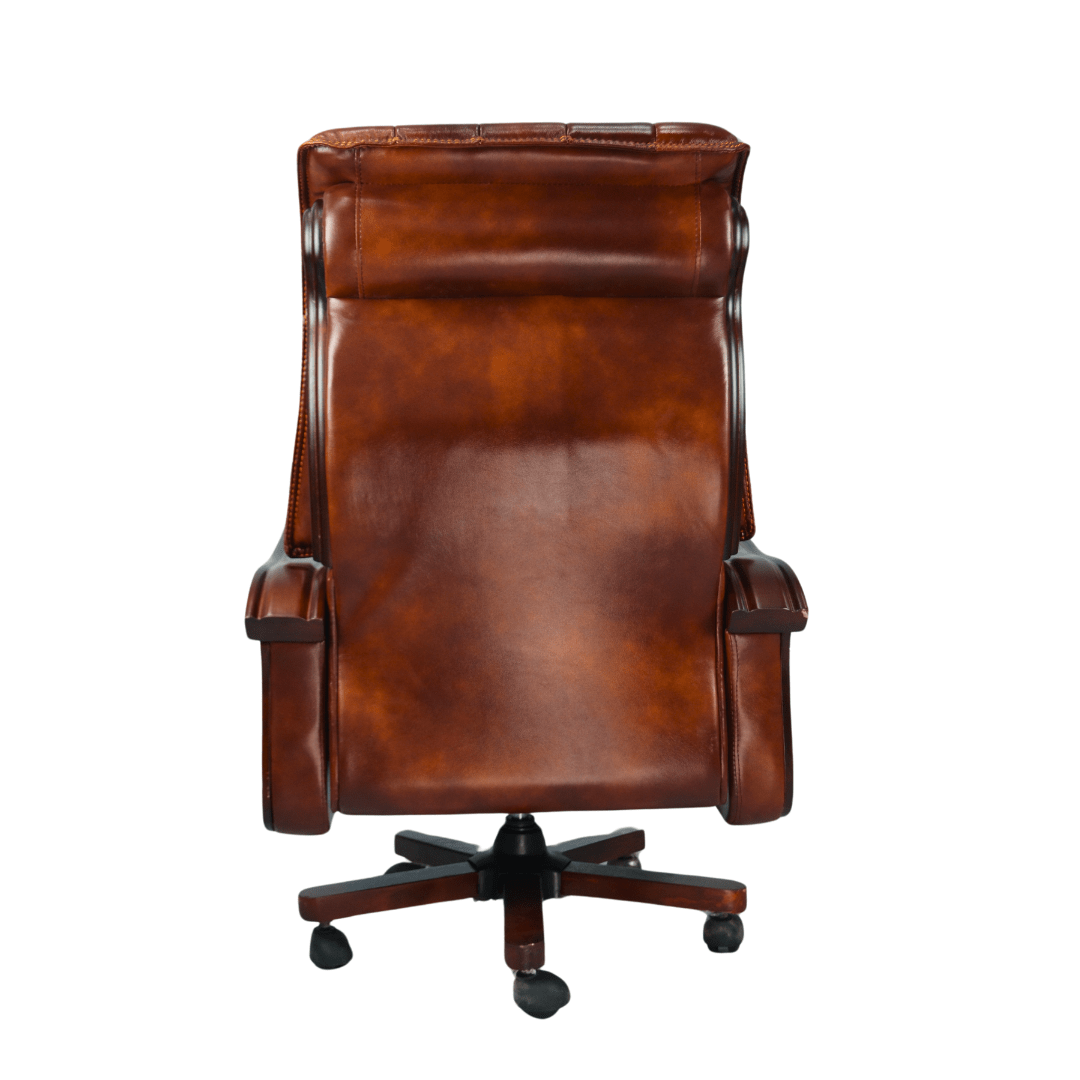 Royal Cowhide Leather Boss Chair (FT-H8052)