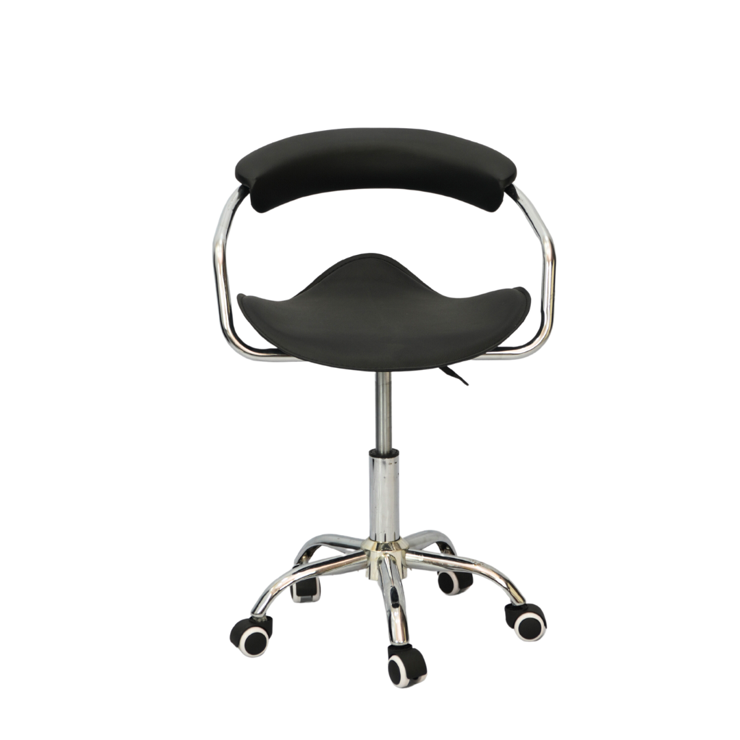 Wheel Bar Stool (FT-B319) Black Furnitex Limited