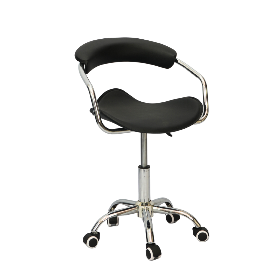 Wheel Bar Stool (FT-B319) Black Furnitex Limited